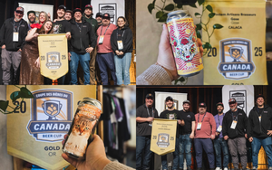 Deux médailles d'or à la Canada Beer Cup!