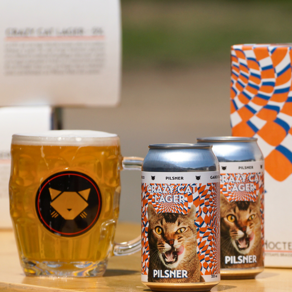 Crazy Cat Lager (12 x 355ml)
