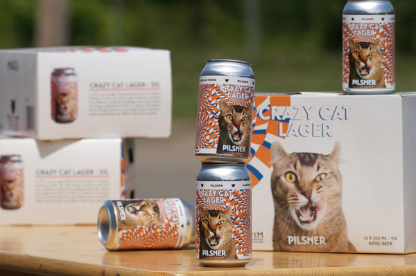 Crazy Cat Lager (12 x 355ml)